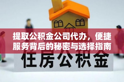 滦平提取公积金公司代办，便捷服务背后的秘密与选择指南