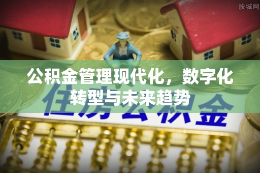 滦平公积金管理现代化，数字化转型与未来趋势