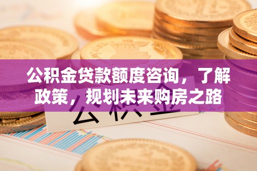 滦平公积金贷款额度咨询，了解政策，规划未来购房之路