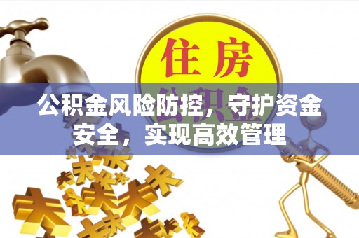 滦平公积金风险防控，守护资金安全，实现高效管理