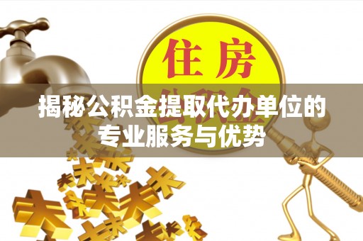 滦平揭秘公积金提取代办单位的专业服务与优势